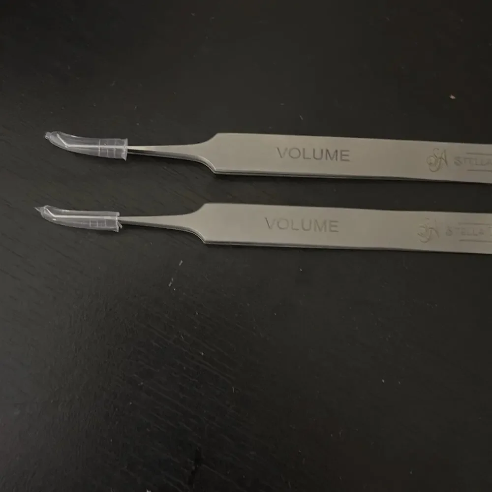 Stella Lash Volume Tweezers Lot Of 2